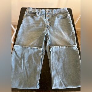 Madewell Cali Demi-Boot Jeans, Size 30